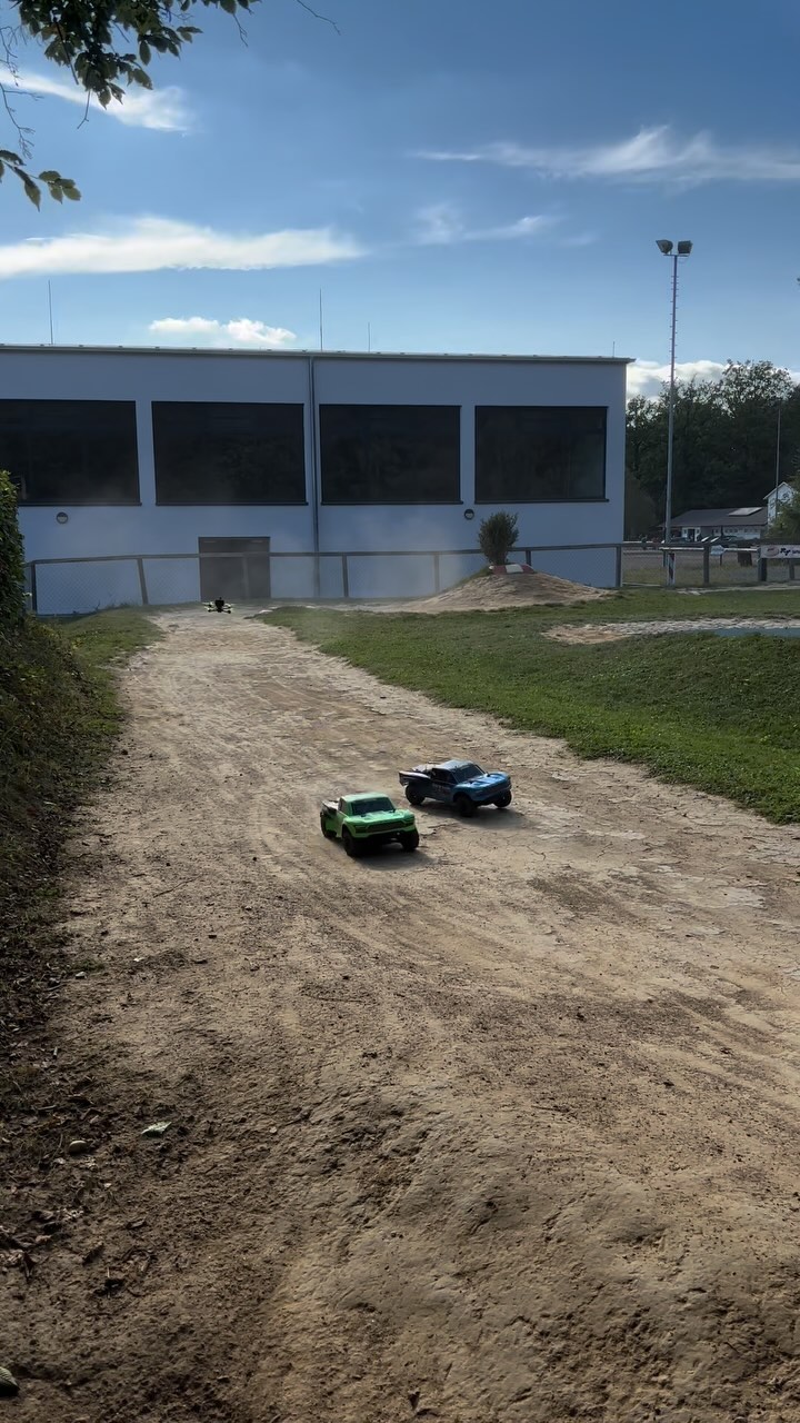 Drone action at the track…